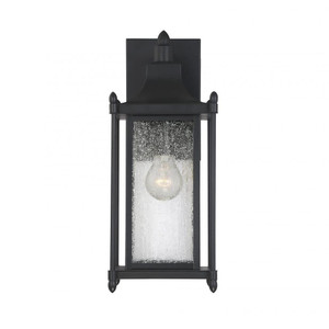 Savoy House Dunnmore 5-3451-BK 6 Inch 1 Light Black Outdoor Wall Sconce Light Wet Rated