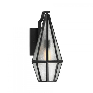Savoy House Peninsula 5-709-BK 7 Inch 1 Light Matte Black Outdoor Wall Sconce Light Wet Rated