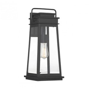Savoy House Boone 5-813-BK 8 Inch 1 Light Matte Black Outdoor Wall Sconce Light Wet Rated