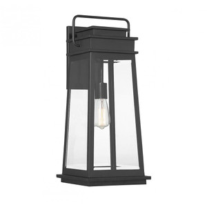Savoy House Boone 5-814-BK 10 Inch 1 Light Matte Black Outdoor Wall Sconce Light Wet Rated