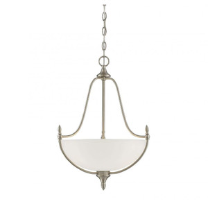 Savoy House Herndon 7-1004-3-SN 18 Inch 3 Light Satin Nickel Pendant Dry Rated