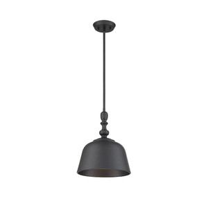 Savoy House Berg 7-3751-1-89 11 Inch 1 Light Matte Black Pendant Dry Rated