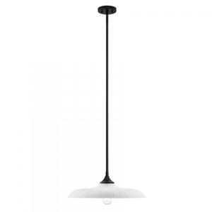 Savoy House Hadley 7-4286-1-89 20 Inch 1 Light Matte Black Pendant Dry Rated