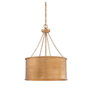 Savoy House Rochester 7-487-4-54 19 Inch 4 Light Gold Patina Pendant Dry Rated