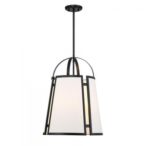 Savoy House Chartwell 7-6304-4-89 16 Inch 4 Light Matte Black Pendant Dry Rated