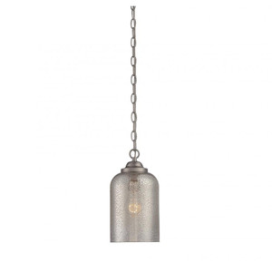 Savoy House Bally 7-701-1-SN 6 Inch 1 Light Satin Nickel Pendant Dry Rated
