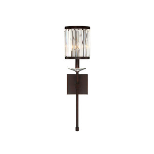 Savoy House Ashbourne 9-400-1-121 6 Inch 1 Light Mohican Bronze Sconce Damp Rated
