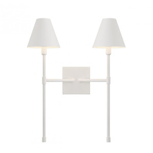 Savoy House Jefferson 9-5202-2-83 16 Inch 2 Light Bisque White Sconce Damp Rated