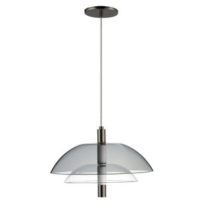 14 Inch Suspension Pendant – Black Chrome