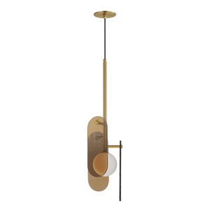 7 Inch Multi-Light Pendant – Natural Aged Brass