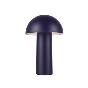 Setas 6-in Navy Blue LED Table Lamp