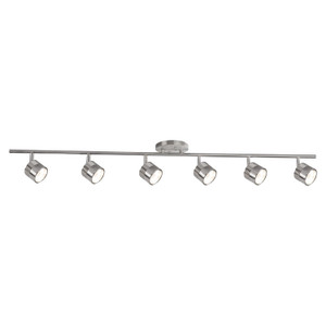 Lyra 43-in Brushed Nickel LED Track Lights
