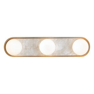 Alonso 23-in Vintage Brass LED Wall/Vanity