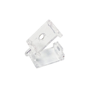 Nora NATL-IP6512 NUTP13 IP65 120V LED Tape Light Installation Bracket Kit, 2 Clear Mounting Clips & Screws