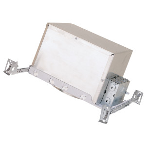 Nora NHIC-926DWQAT 6 inch Line Voltage IC AT Sloped Ceiling New Construction Double Wall Housing
