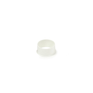 Nora NIO-1AS19WH 3/4 inch White Opaque Snoot for 1 inch Iolite Trims