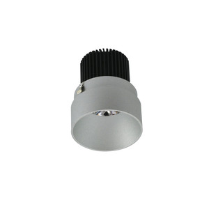 Nora NIO-2RTLNDC30QHZ 2 inch Iolite LED Round Trimless Downlight, 10-Degree Optic, 850lm / 12W, 3000K, Haze Finish
