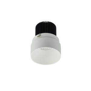 Nora NIO-2RTLNDC50XMPW/10 2 inch Iolite LED Round Trimless Downlight, 1000lm / 14W, 5000K, Matte Powder White Finish