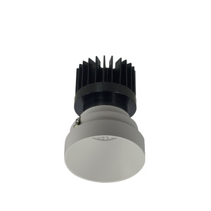 Nora NIO-4RTLNDC35XWW/HL 4 inch Iolite LED Round Trimless Downlight, 1500lm/2000lm/2500lm (varies by housing), 3500K, White Finish