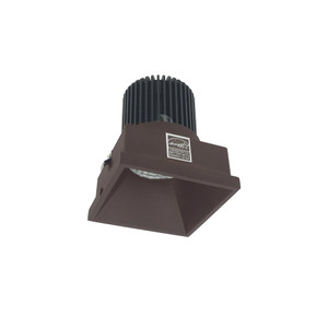 Nora NIO-4STLNDCCDXBZ 4 inch Iolite LED Square Trimless Downlight, 800lm / 14W, Comfort Dim, Bronze Finish
