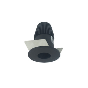 Nora NIOB-1RPH40XBB 1 inch Iolite LED BWF Round Pinhole, 600lm, 4000K, Black Pinhole / Black Flange