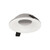 Nora NIOC-2RNBWW 2 inch Iolite Can-less Round Bullnose Trim, White finish