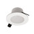 Nora NIOC-2RNDCWW 2 inch Iolite Can-less Round Downlight Trim, White finish