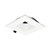 Nora NIOC-2SNDSQWW 2 inch Iolite Can-less Square Downlight Trim, White finish
