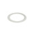 Nora NLCBC-4OR-MPW Round Oversize Ring for 4 inch Cobalt Retrofits, Matte Powder White Finish