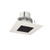 Nora NLCBC2-45630BW/10 4 inch Cobalt Click Square Retrofit Reflector with Square Aperture, 1000lm / 12W, 3000K, Black Reflector / White Flange