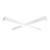 Nora NLINSW-X334W  inchX inch Shaped L-Line LED Direct Linear w/ Selectable Wattage & CCT, White Finish