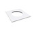 Nora NM2-2SETMPW Square Trim for NM2-2R270, Matte Power White