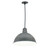 Nora NRLM-16C3840GMWLE4 16 inch RLM LED Shade, 3800lm, 4000K, Gun Metal/White, 120V 0-10V/Triac/ELV & 277V 0-10V Dimming