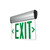 Nora NX-811-LEDGCA LED Exit Sign Adjustable 2 Circuit 1F Green/Clear AluminumM