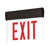 Nora NX-811-LEDRCB LED Exit Sign Adjustable 2 Circuit 1F Red/Clear Black