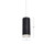 Cameo 10-in Black LED Pendant