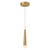 Ultra 2-in Brushed Gold LED Pendant