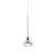 Bach 5-in Chrome LED Pendant