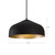 Helena 17-in Black/Gold 1 Light Pendant