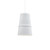 Castor 8-in White 1 Light Pendant