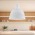 Irving 16-in White 1 Light Pendant