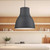 Cradle 16-in Black 1 Light Pendant