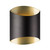 Preston 8-in Black LED Wall Sconce