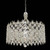Prive Luxury Crystal Pendant – Two Tone Silver