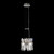 Glacier Luxury Crystal Pendant – Polished Chrome