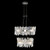 Glacier Luxury Crystal Pendant – Polished Chrome