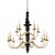 Piedra Light Luxury Crystal 2 Tier Chandelier – Brushed Brass