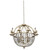 Pendolo 10 Arm ORB Chandelier – Brushed Champagne Gold by Allegri Crystal