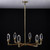 Misto Luxury Crystal LED Chandelier – Satin Brass