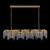 Cadere Luxury Crystal Chandelier – Two Tone 18K Gold
